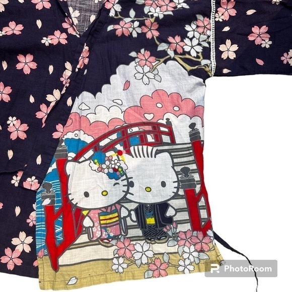 Hello Kitty & Dear Daniel x Japan x Tutu Anna x Sakura Bloom Yukata Kimono - Picture 5 of 6